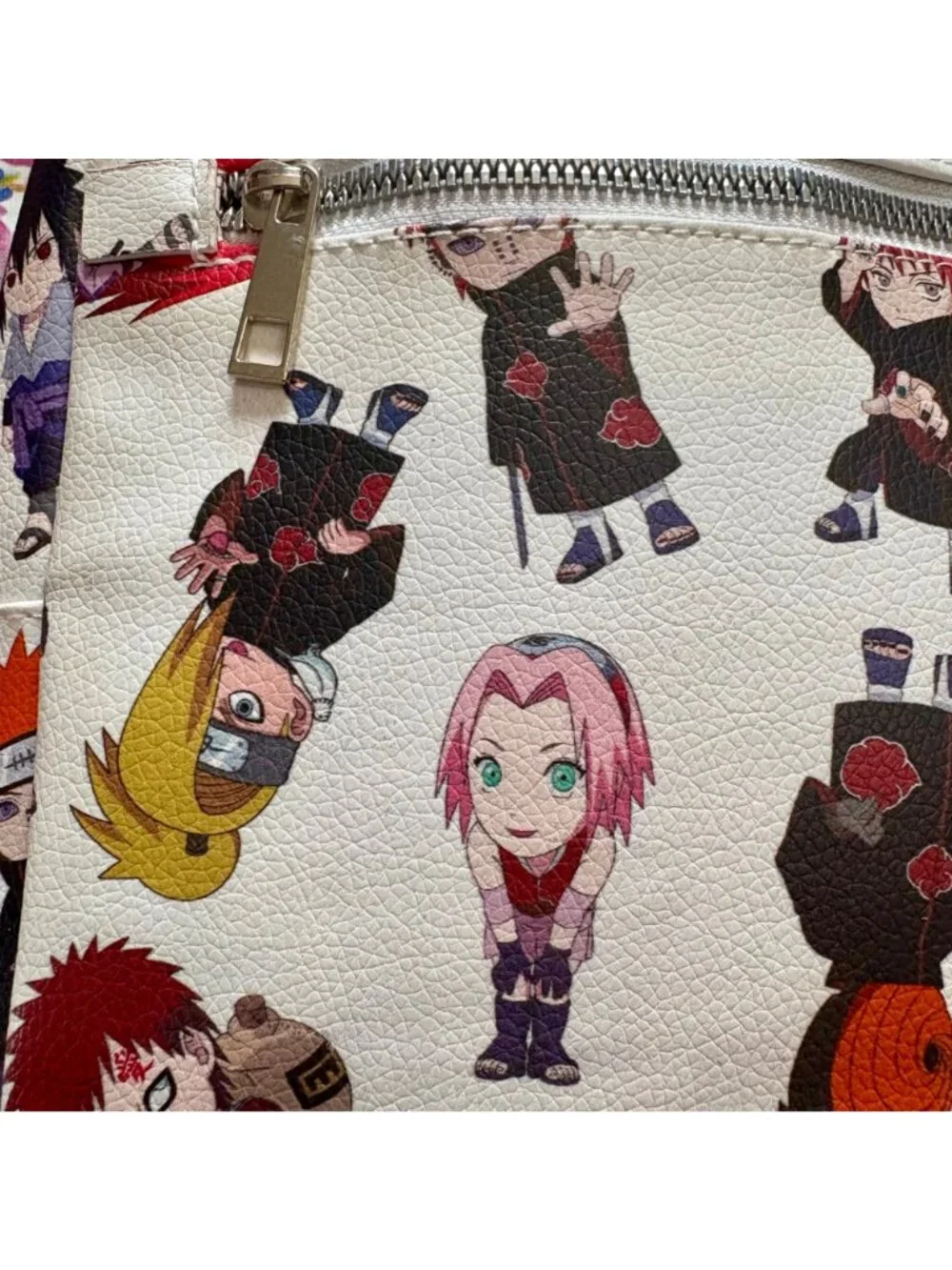 Naruto Shippuden Mini Anime Bag Kawaii Otaku Backpack W/ Akatsuki & Team7 Chibi